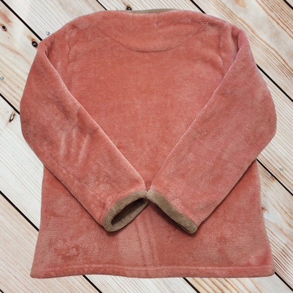 Women's Plush Pajama/Lounge Top Sz M - Picture 2 of 4